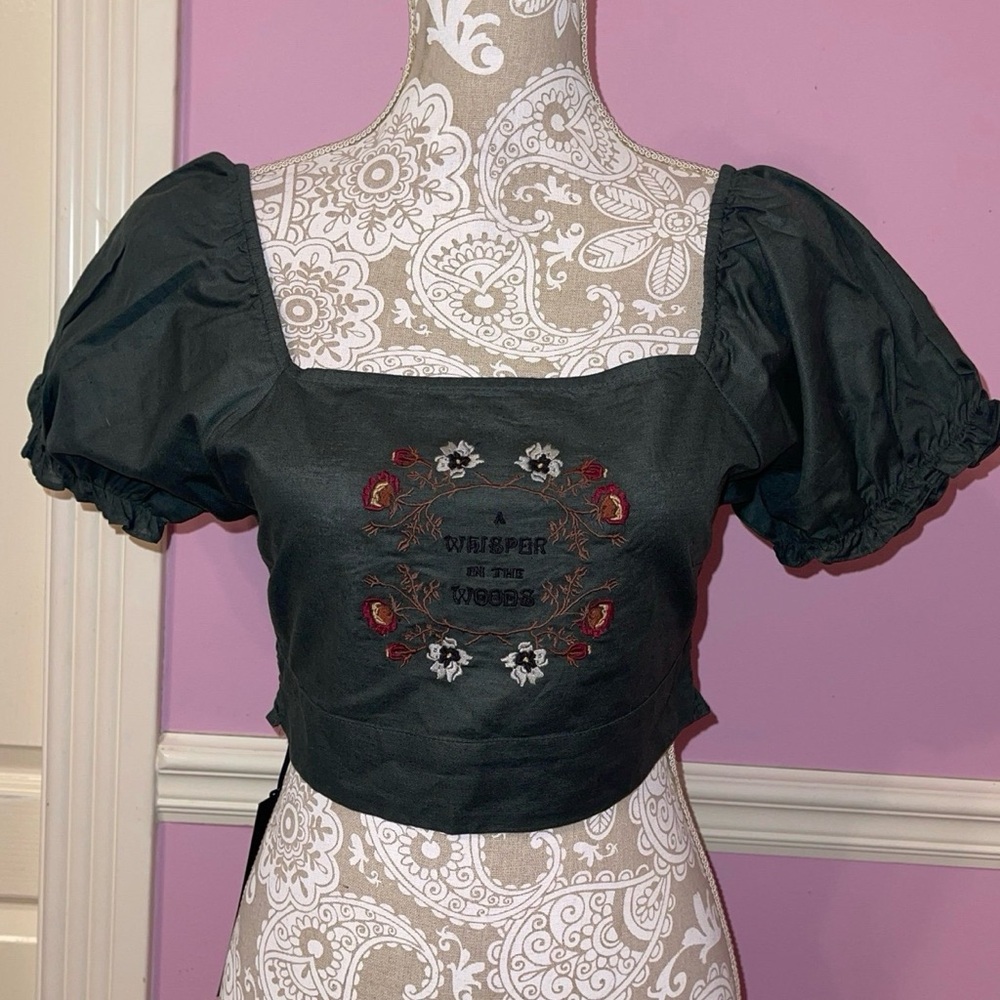 Disturbia top shirt witch goth gothic victorian lolita whimsigoth fairy cottage